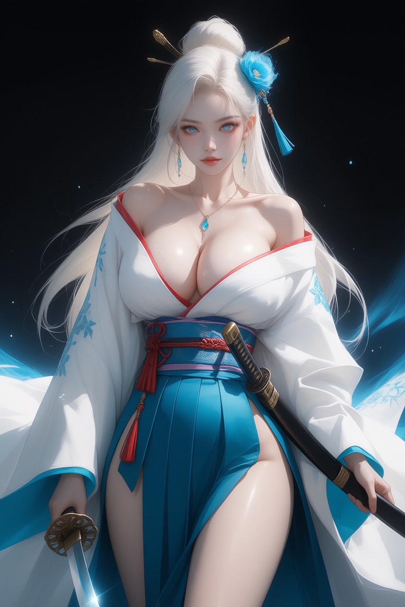 1girl,  bare_shoulders,  black_background on Tensor.Art