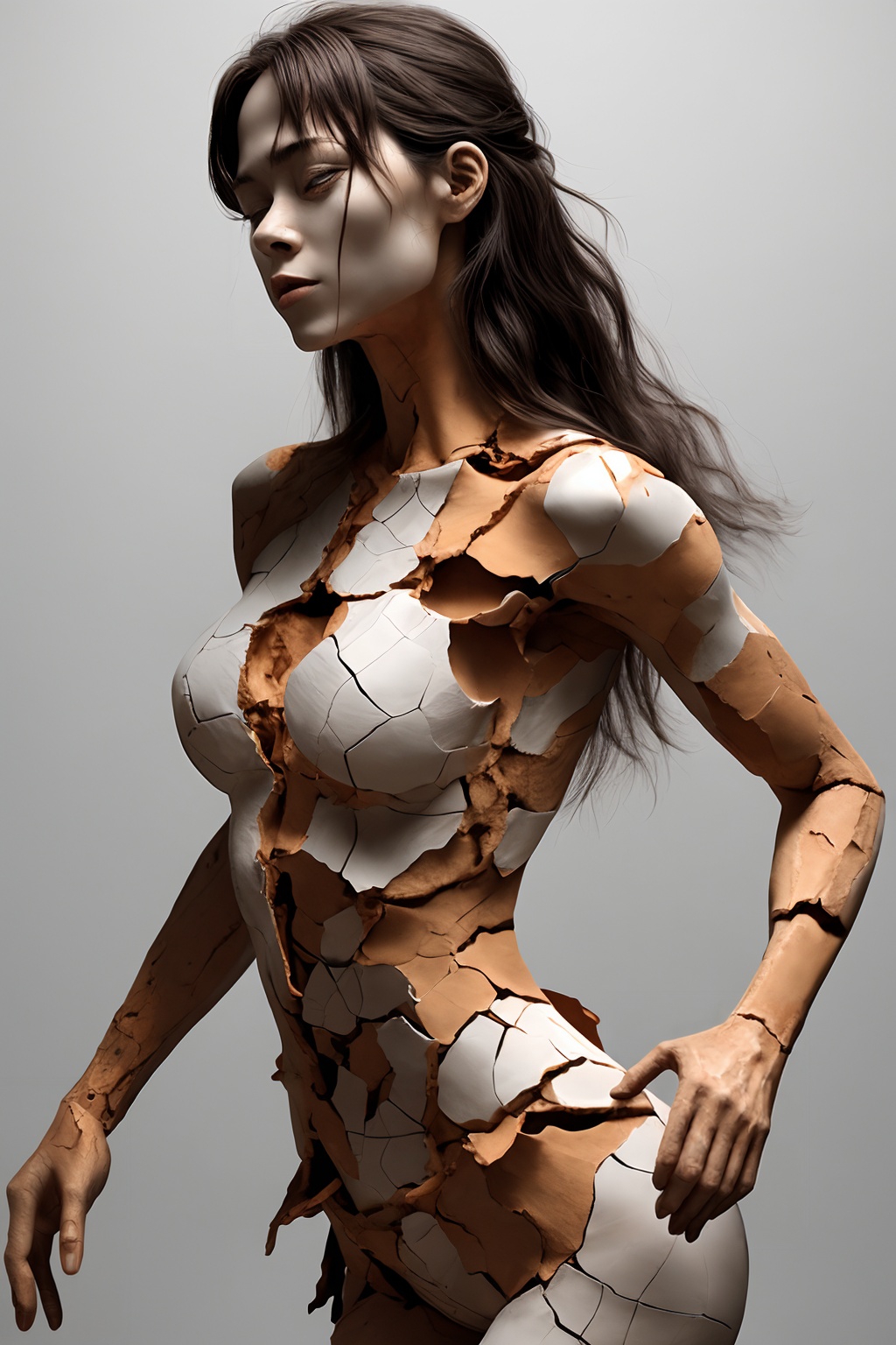 Broken Human Body,Broken,a woman is dancing,cowboy_shot,<lora:The Beauty of Broken-000004:0.7>,<lora:more_details:0.4>,, masterpiece, best quality,