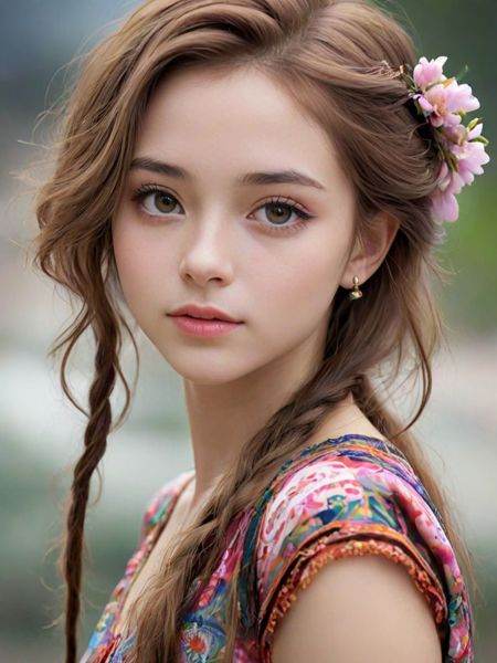 a beautiful girl on Tensor.Art