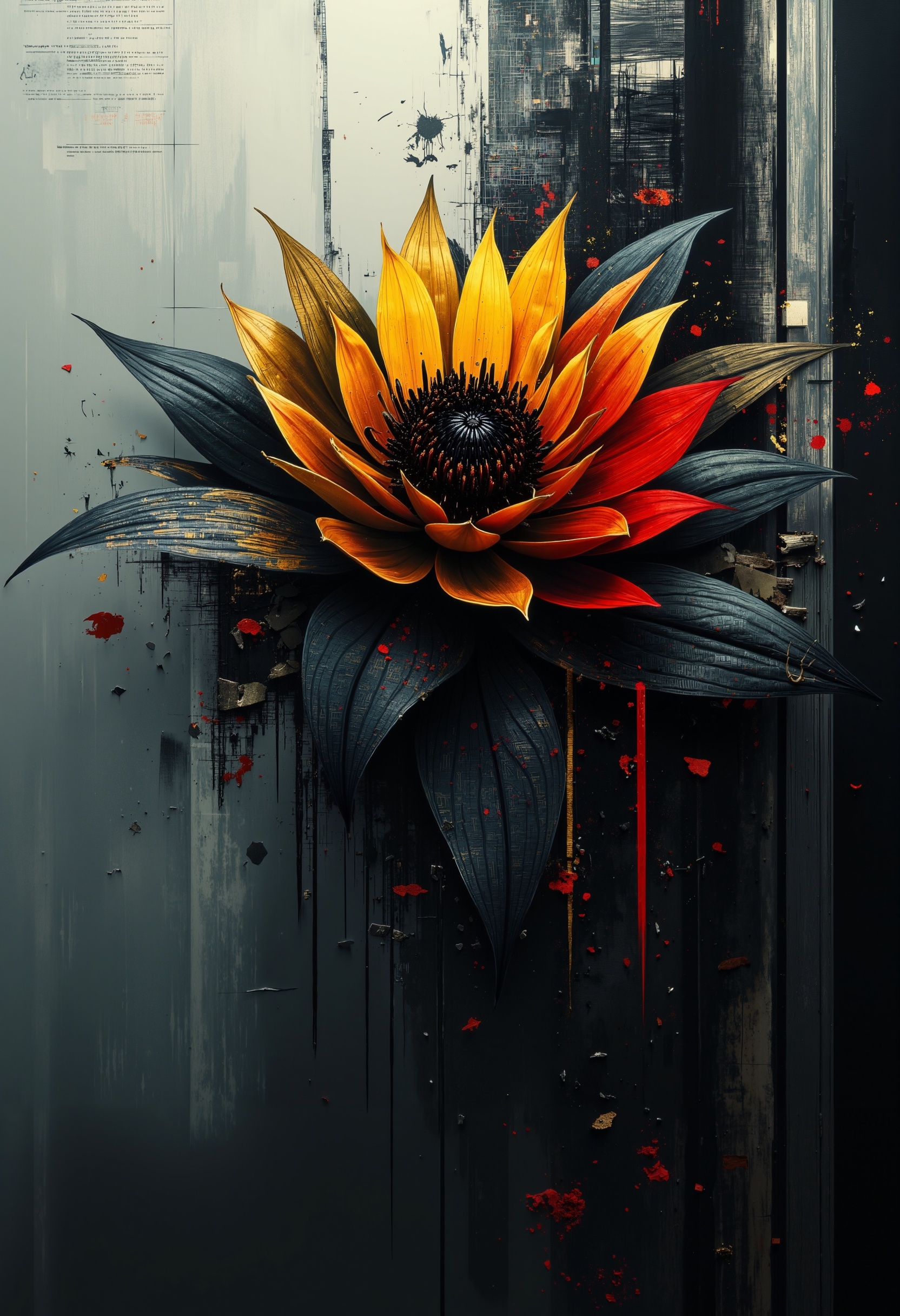 a abstract,  surreal environment,  chaotic composition on Tensor.Art