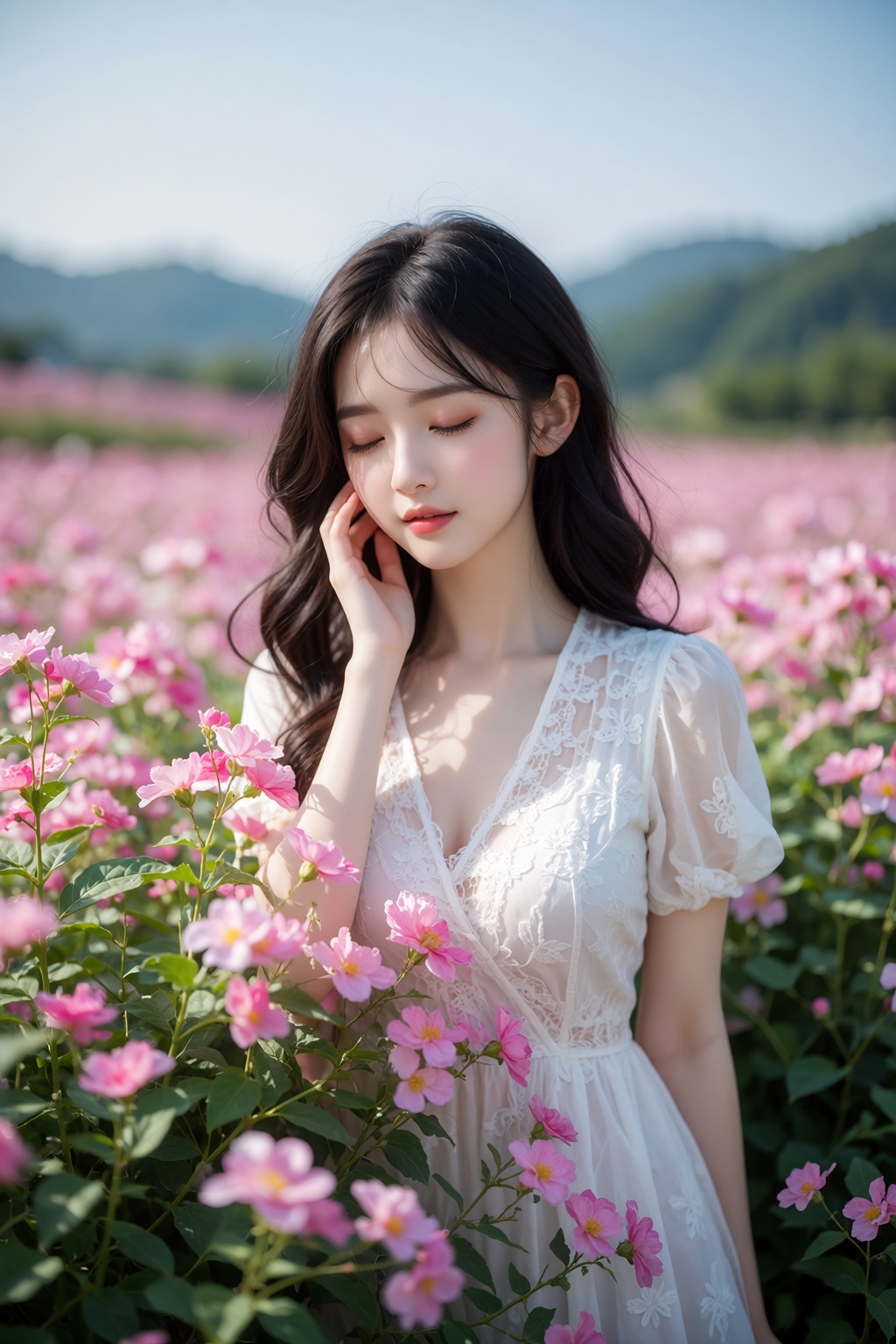 梦幻唯美写真风格,  采用高清晰度与高分辨率呈现,  光影过渡柔和细腻 by 天海TianHai on Tensor.Art
