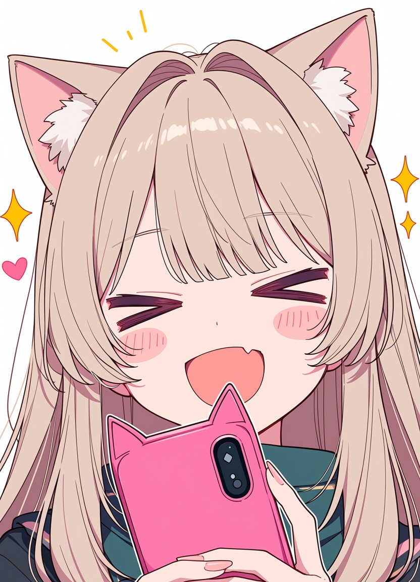 1girl,  >_<,  fang on Tensor.Art