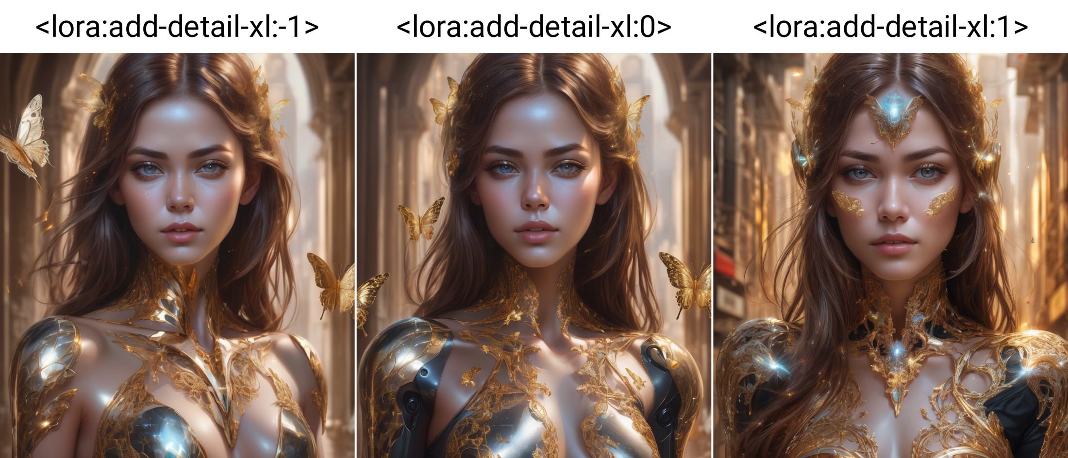 photo,  8k portrait of beautiful cyborg with brown hair,  intricate on Tensor.Art