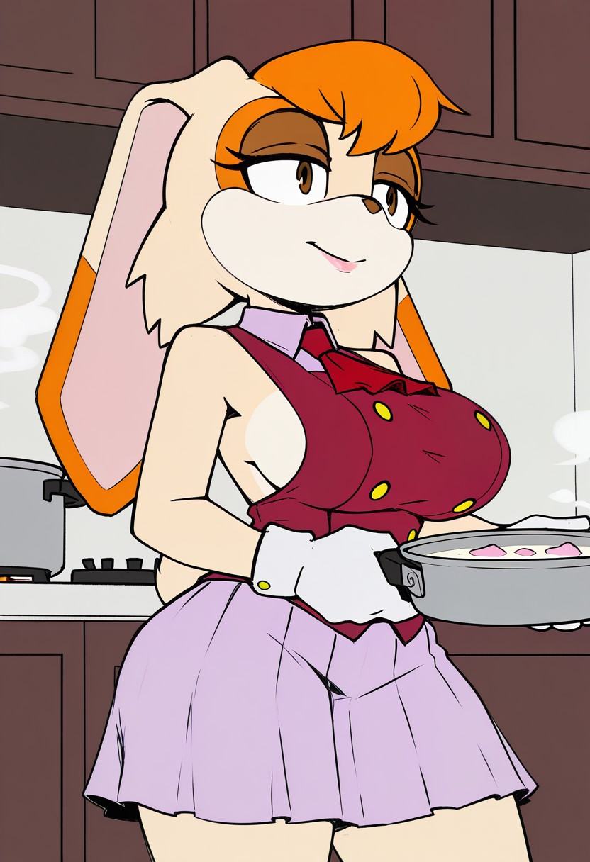 solo female,  female focus,  Vanilla the Rabbit on Tensor.Art