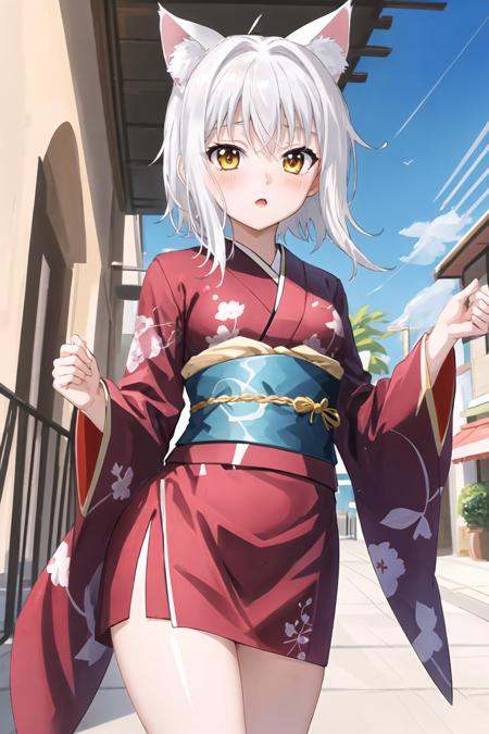 Koneko Toujou (DXD),  1girl,  cat ears on Tensor.Art