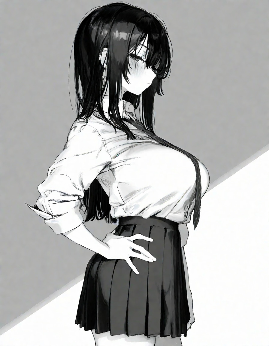 1girl,  aoyama_lila,  large breasts on Tensor.Art