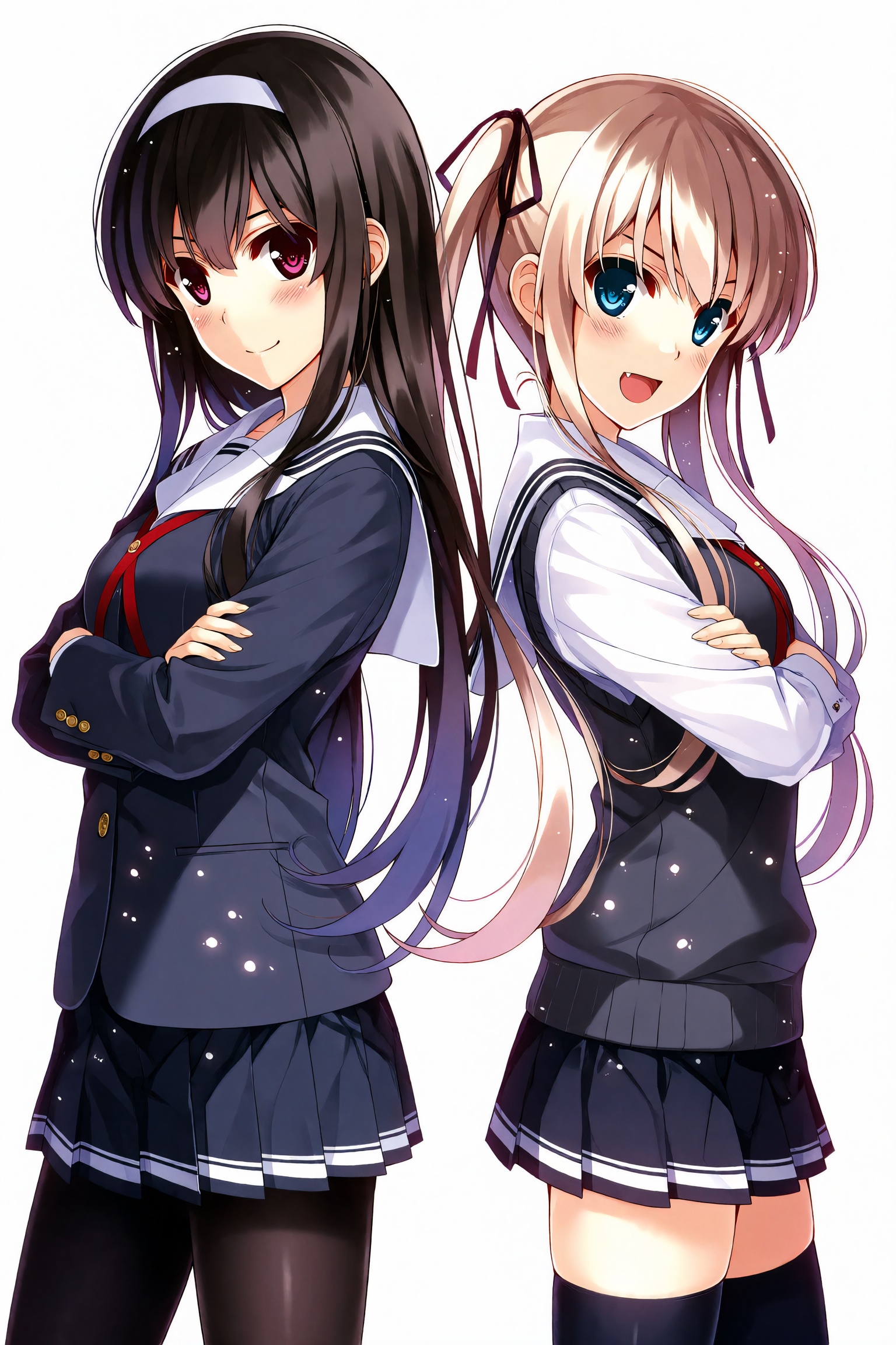 Misaki Kurehito Style-New,  sawamura spencer eriri,  2girls on Tensor.Art