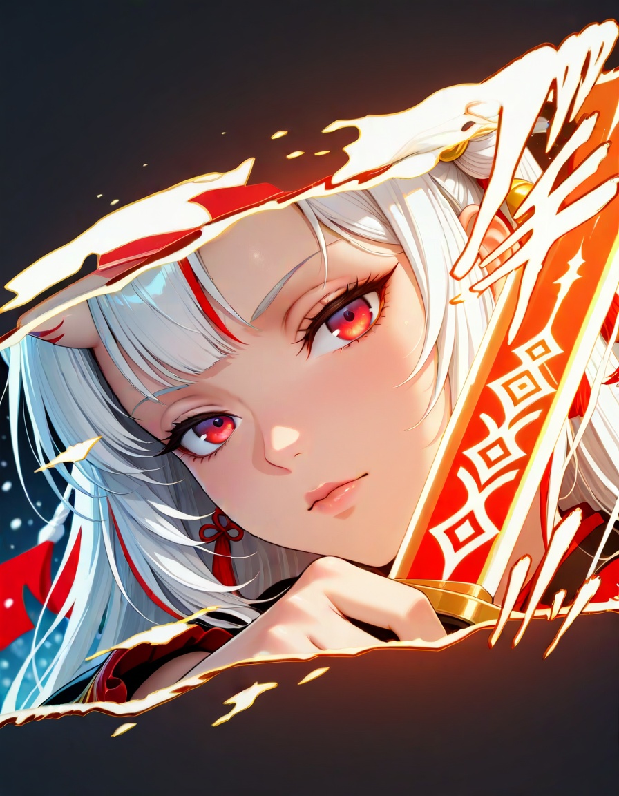 holding,  holding weapon,  holding runed sword on Tensor.Art