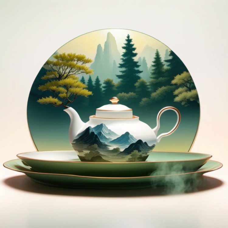 设计-中式茶具-ChineseTeaSet by 师叔 on Tensor.Art