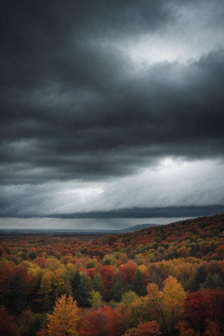 professional photo,  photo of autumn landscape,  dramatic lighting on Tensor.Art
