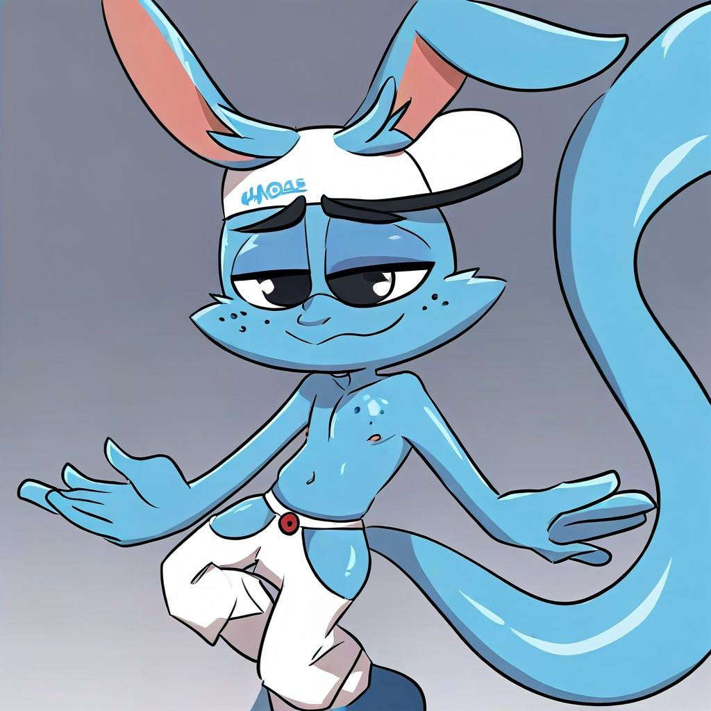 1boy,  solo,  blue skin on Tensor.Art