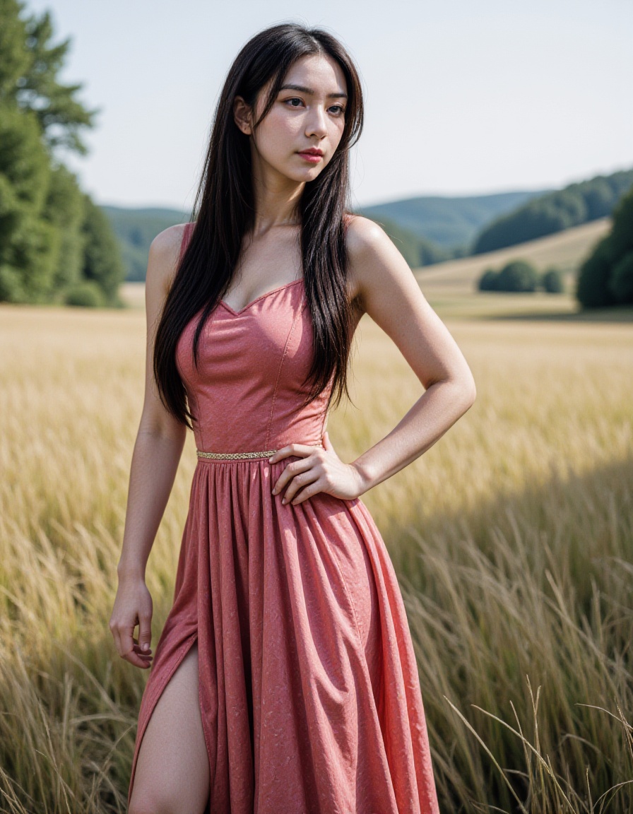 teenage,1girl,realistic,dress,outdoors,