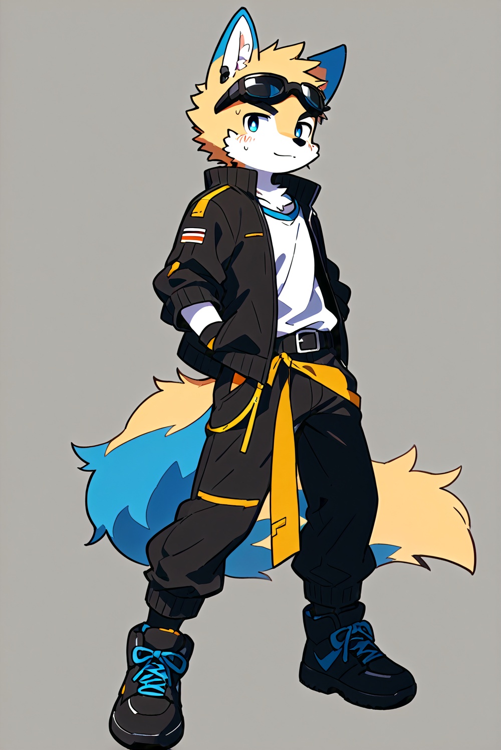 Electronic pixel style,furry,1boy,<lora:electronic pixel style（涂鸦工坊β）:0.6>,
