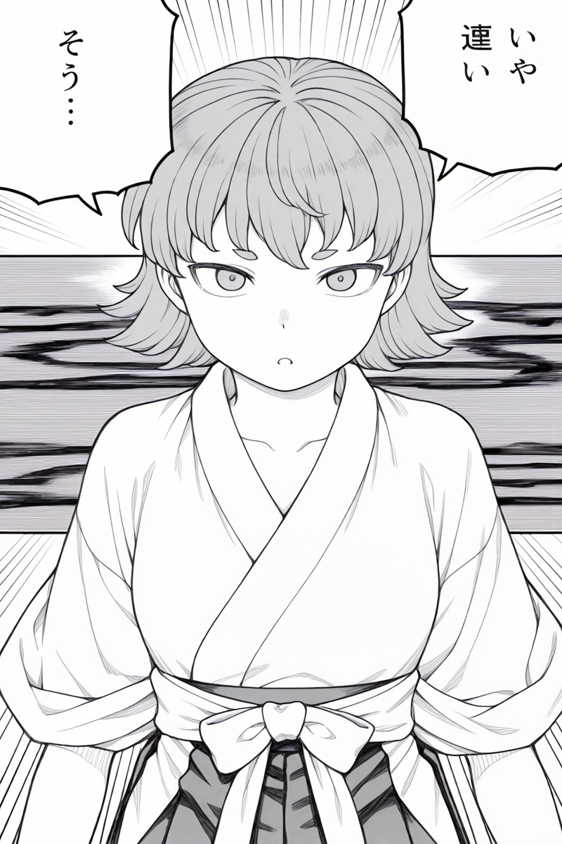 manga style,  linear_hatching,  1girl on Tensor.Art