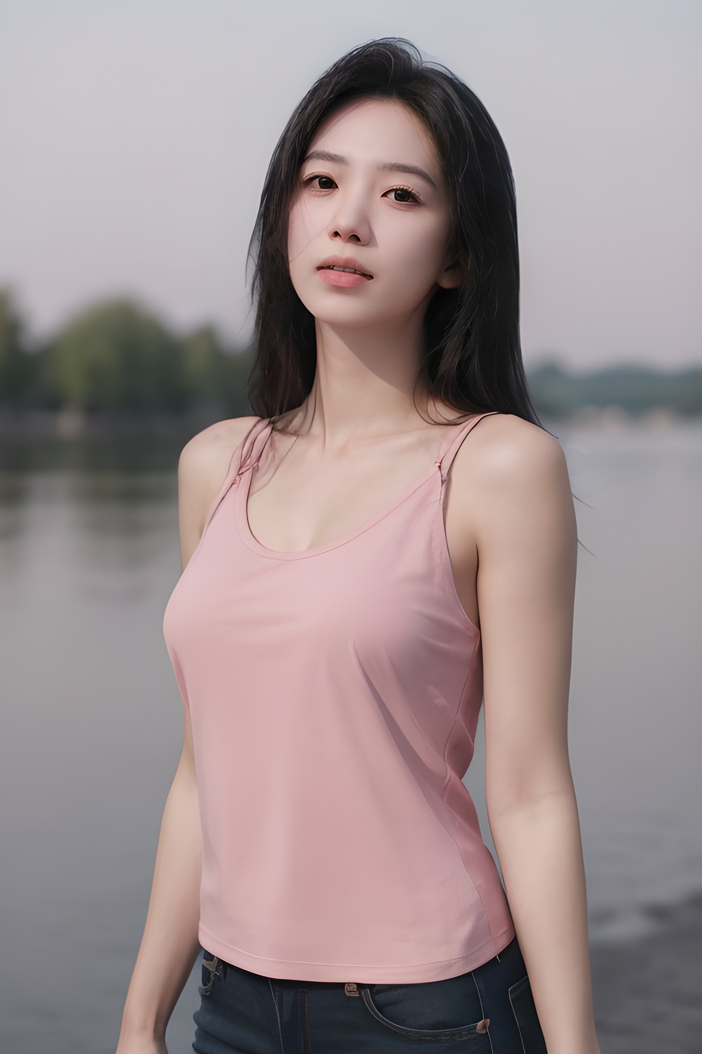 <lora:0830_05:0.7>,pink ****_top,, 1girl,realistic,masterpiece, best quality, photorealistic, HDR,detail