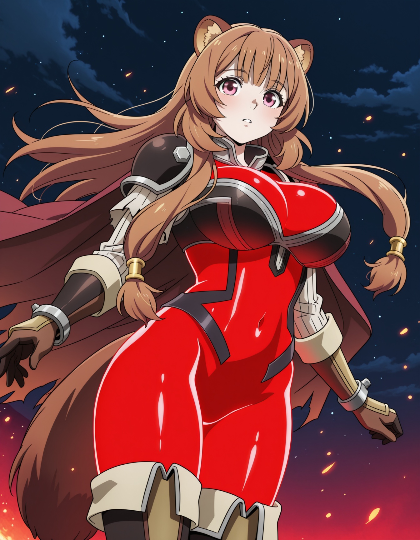 curvy,  HelOutfit,  black armor on Tensor.Art