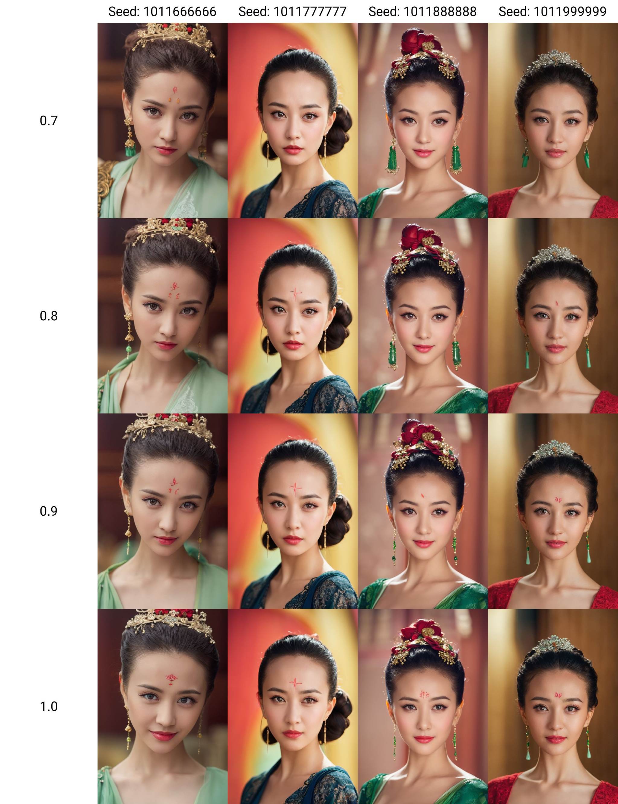 ((huadian)),close-up,High detail RAW color front view Picture of a stunning beautiful chinese girl centered,((light_smile)),((solo_focus,looking at viewer:1.3)),(face_focus:1.2),single_hair_bun,((Her low-tied half_updo with jewelry_accessories)),very_long_chain_earrings_with_green_drop,Jade pendant,tiara,tassel,((hair_ornament:1.2)),pale_skin,kanzashi,lipstick,chinese clothes,hair stick,parted lips,teeth,black_hair,ancient,((intricated details:1.2)),((32k,RAW photo,best quality, masterpiece:1.2)),(photorealistic,Realistic:1.37),cinematic lighting,film still,atmosphere,ultra-detailed_face,detailed_eyes,long eyelashes,ultra-detailed skin and clothes,<lora:huadian_20240408133132:0.7>,((detailed forehead_mark,red_facial_mark)),