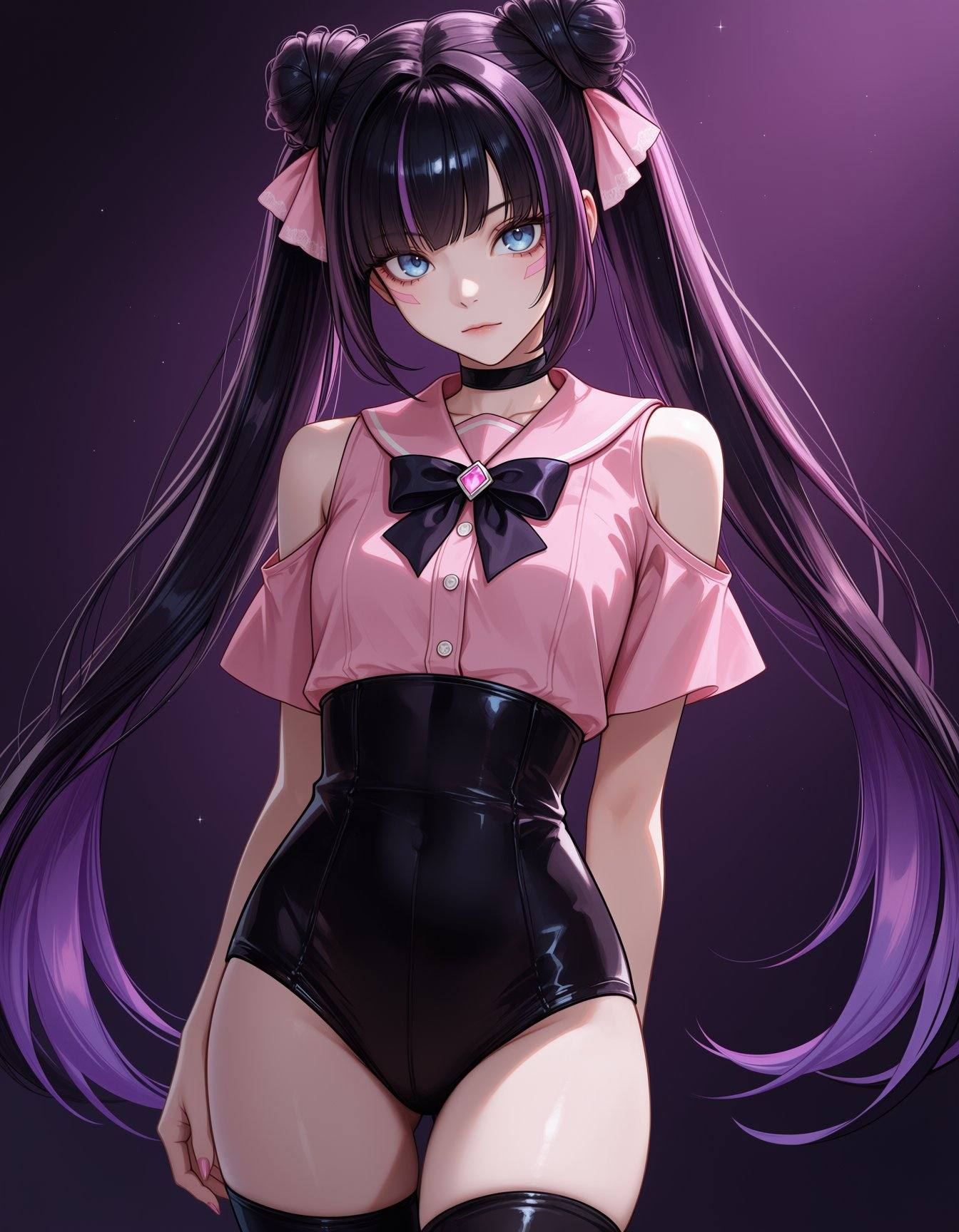 azki1stcostume,  blue eyes,  black hair on Tensor.Art