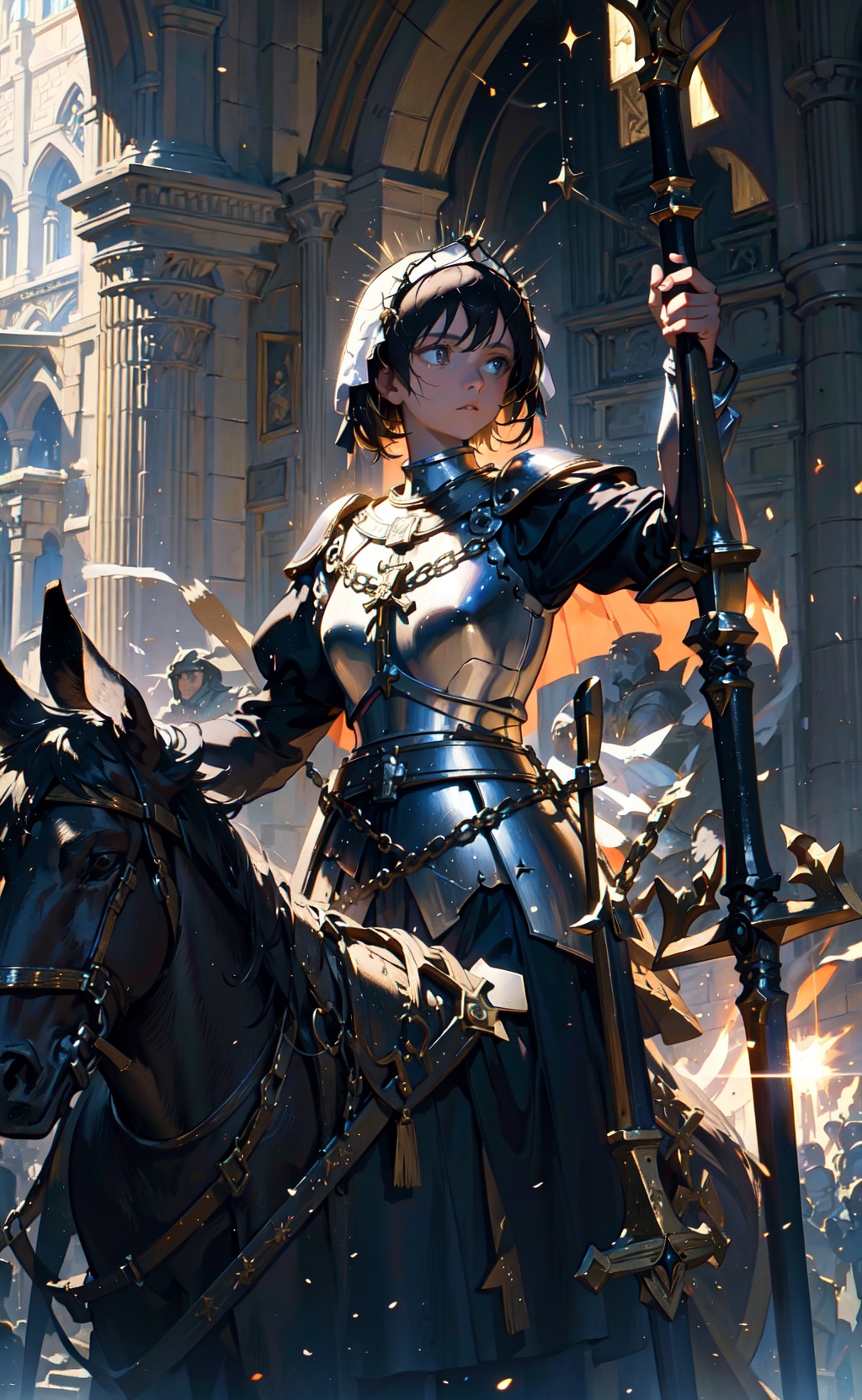 masterpiece,  best quality,  Joan of Arc on Tensor.Art