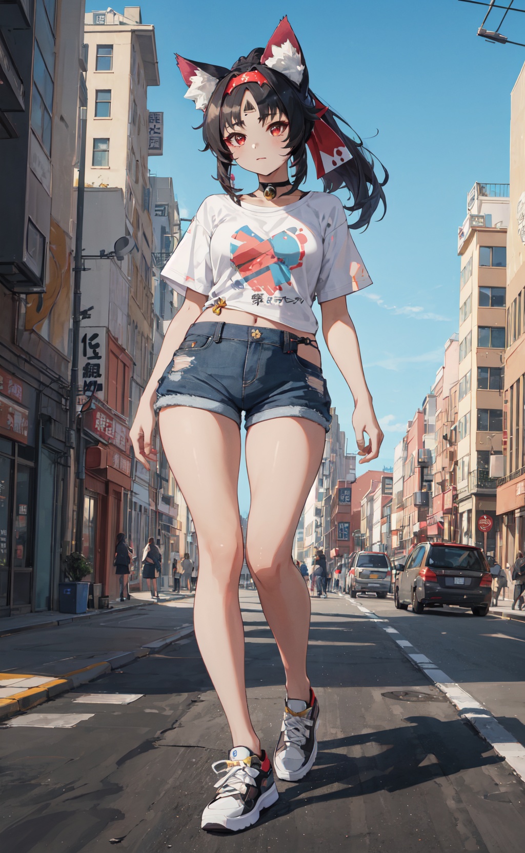 Nekomiya CYQL,  1girl,  looking at viewer on Tensor.Art