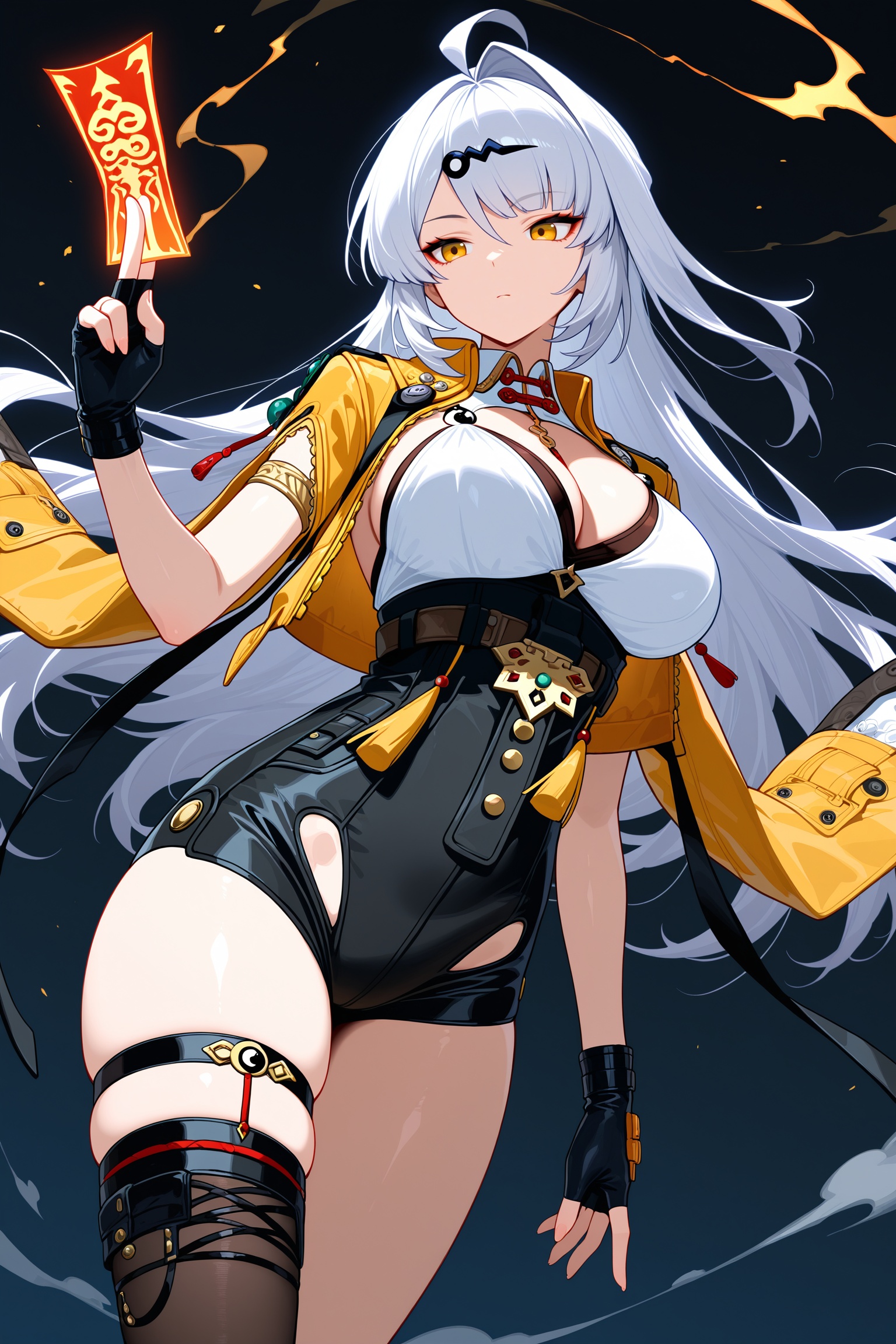 1girl,  yixuan \(zenless zone zero\),  ahoge on Tensor.Art