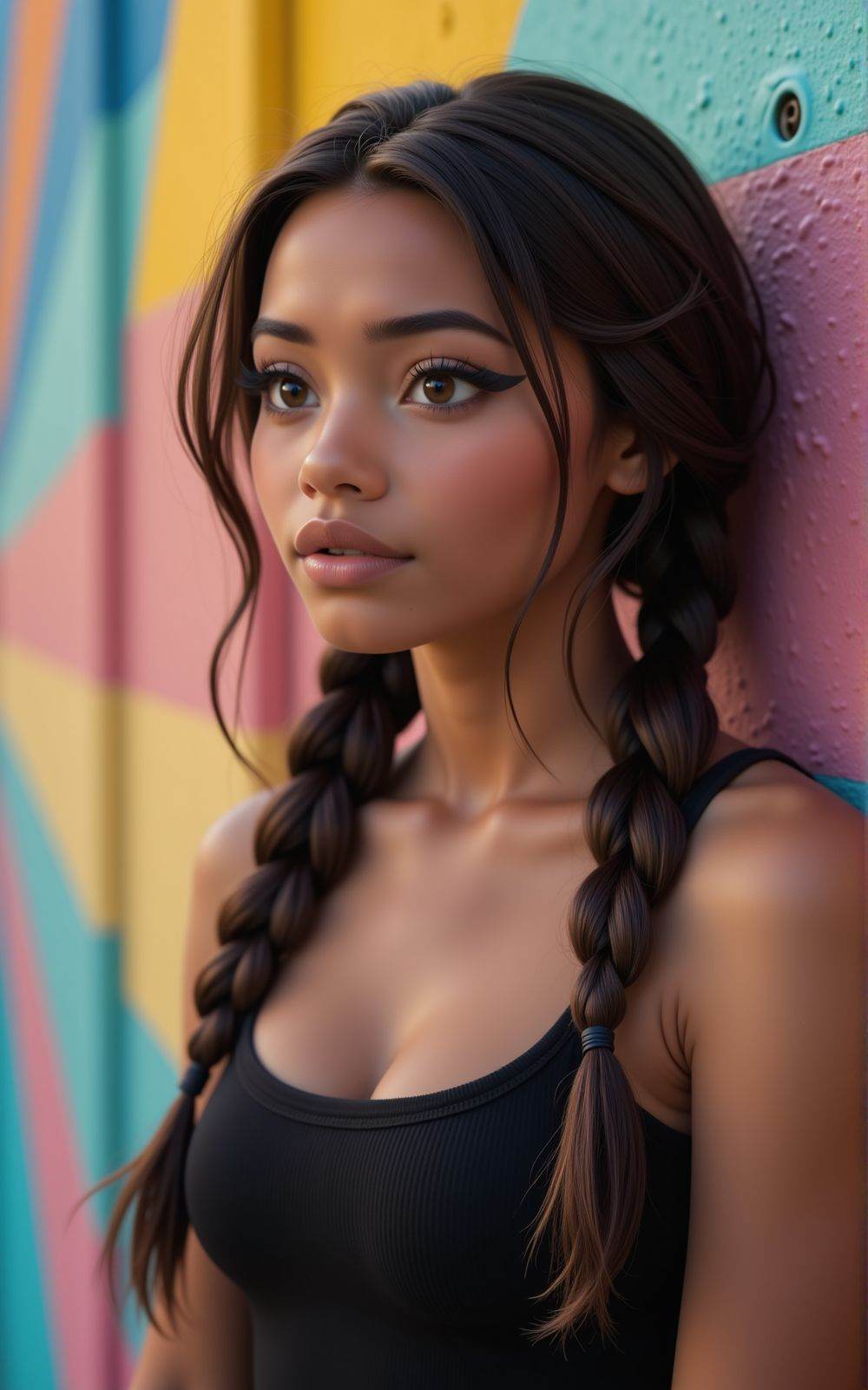 sharp image,  4k,  young woman on Tensor.Art