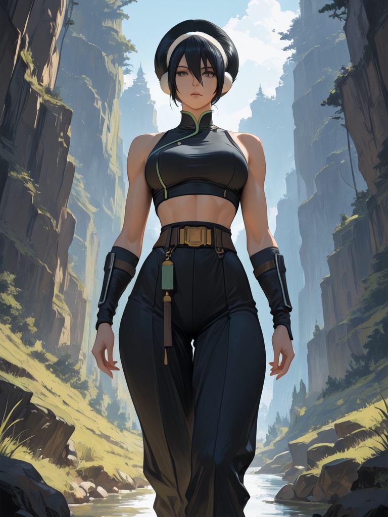 1girl,  toph beifong,  tall female on Tensor.Art
