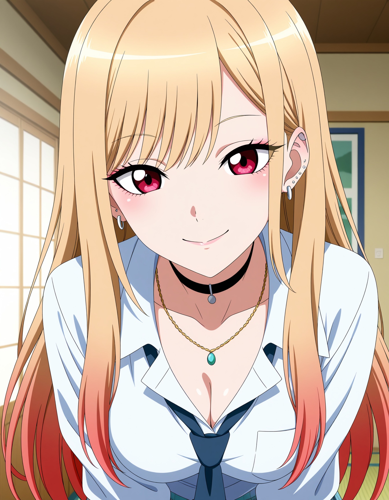 anime coloring,  1girl,  blonde_hair on Tensor.Art