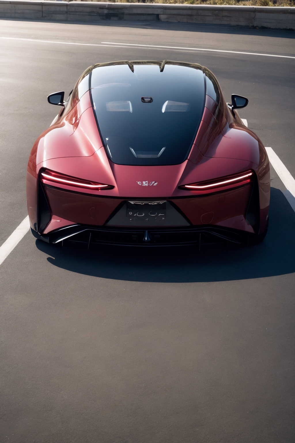 vehicle focus,  no humans,  sports car on Tensor.Art