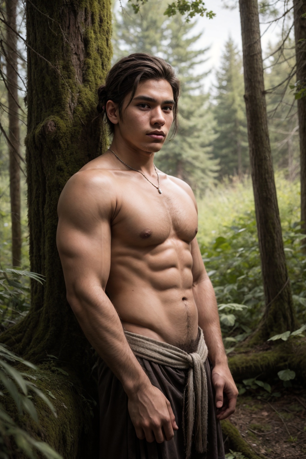(1boy),  21yo male native Canadian,  Anishnabai on Tensor.Art