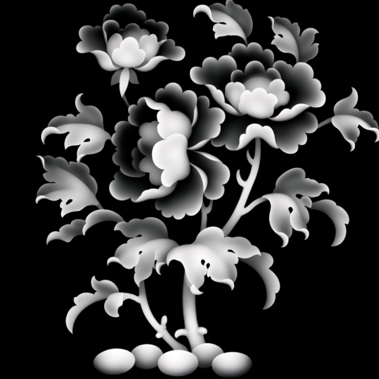 灰度图四季花V2 by 无边落木 on Tensor.Art