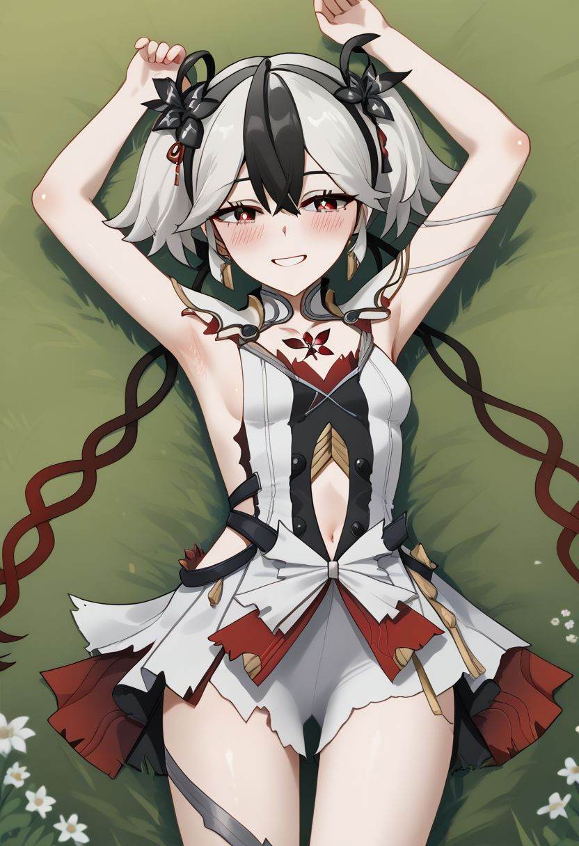 1girl,  solo,  blush on Tensor.Art