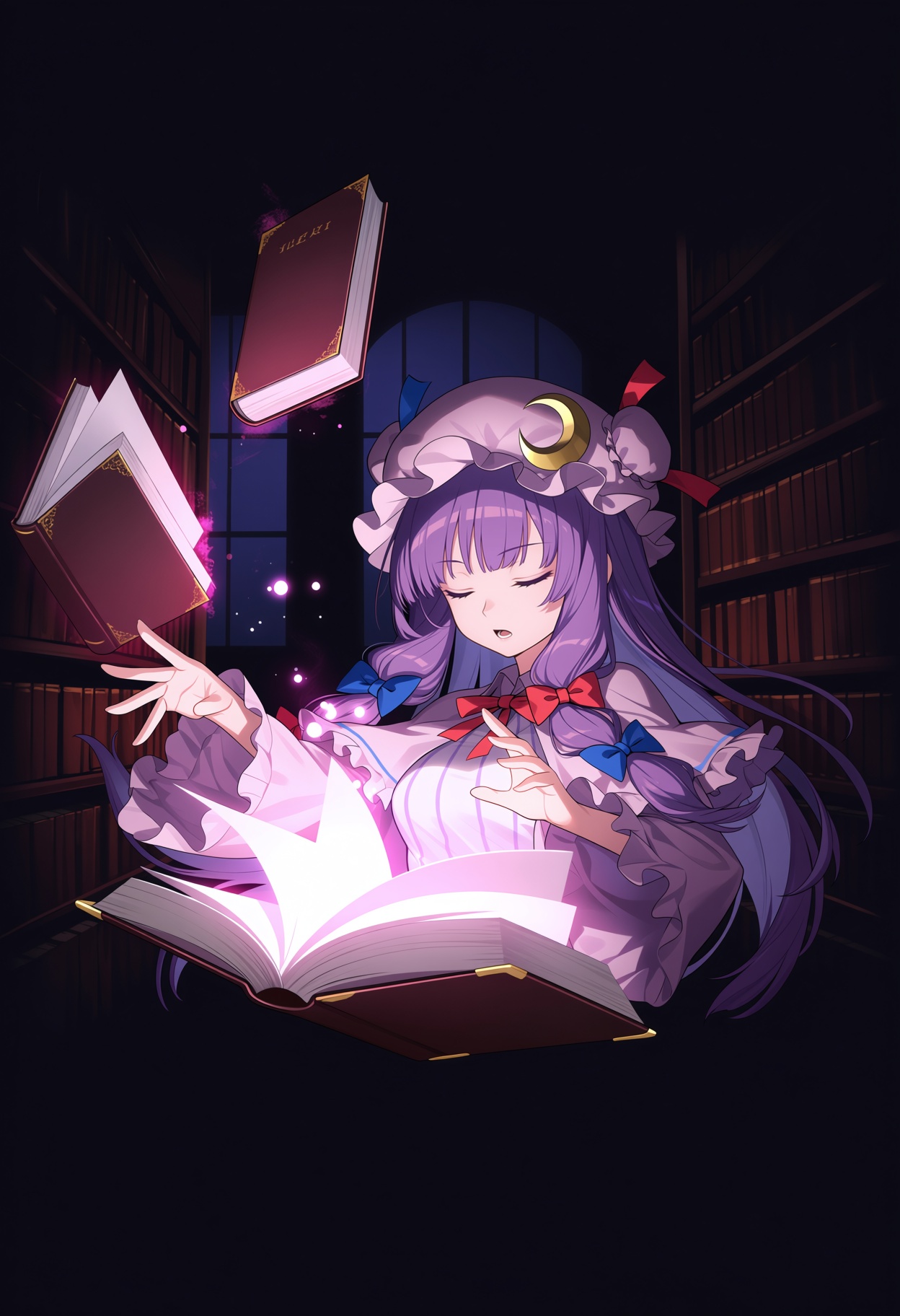patchouli knowledge,  touhou,  1girl on Tensor.Art