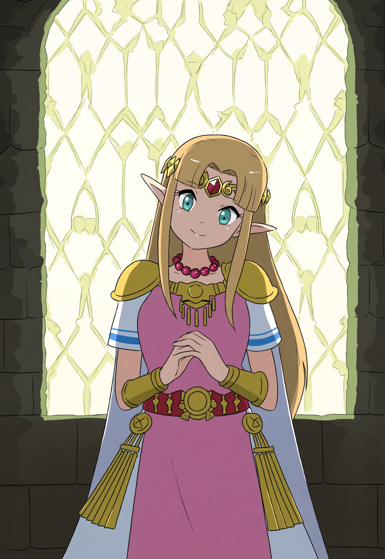 safe,  1girl,  princess zelda on Tensor.Art