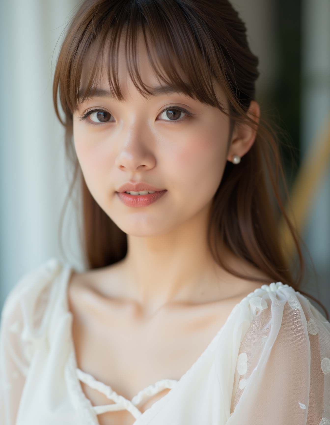 best quality,  masterpiece,  raw photo of a female in white dress on Tensor.Art
