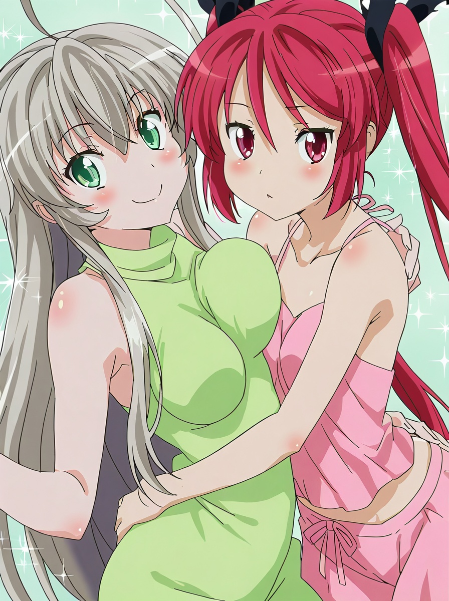 haiyore,  2girls,  nyaruko on Tensor.Art