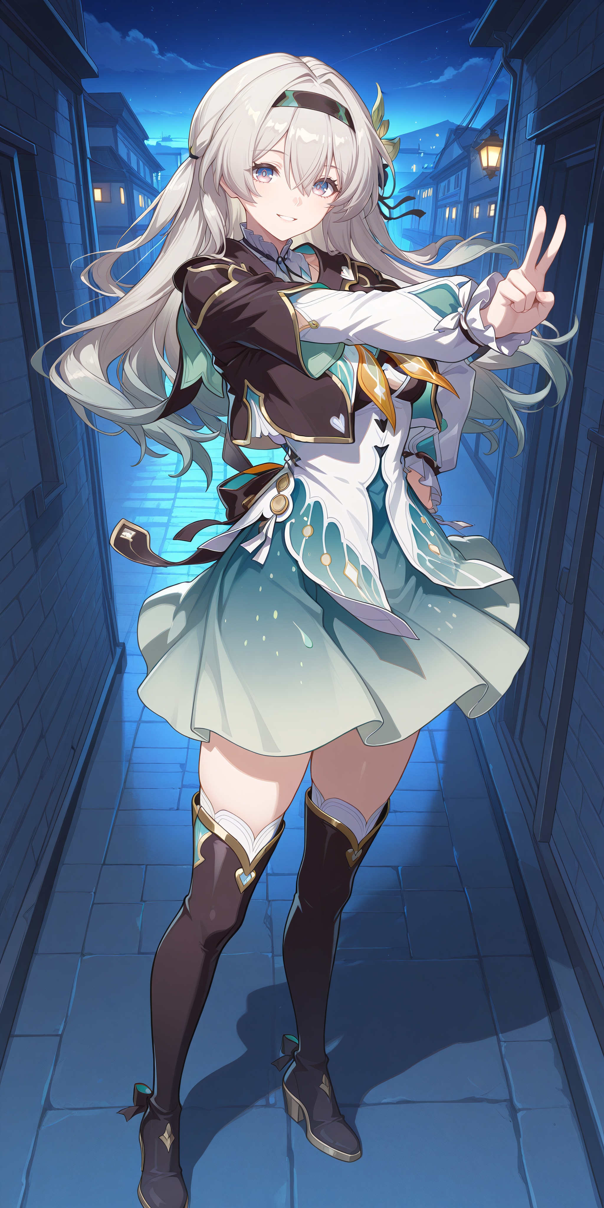 firefly(hsr),  defaultoutfit,  long hair on Tensor.Art