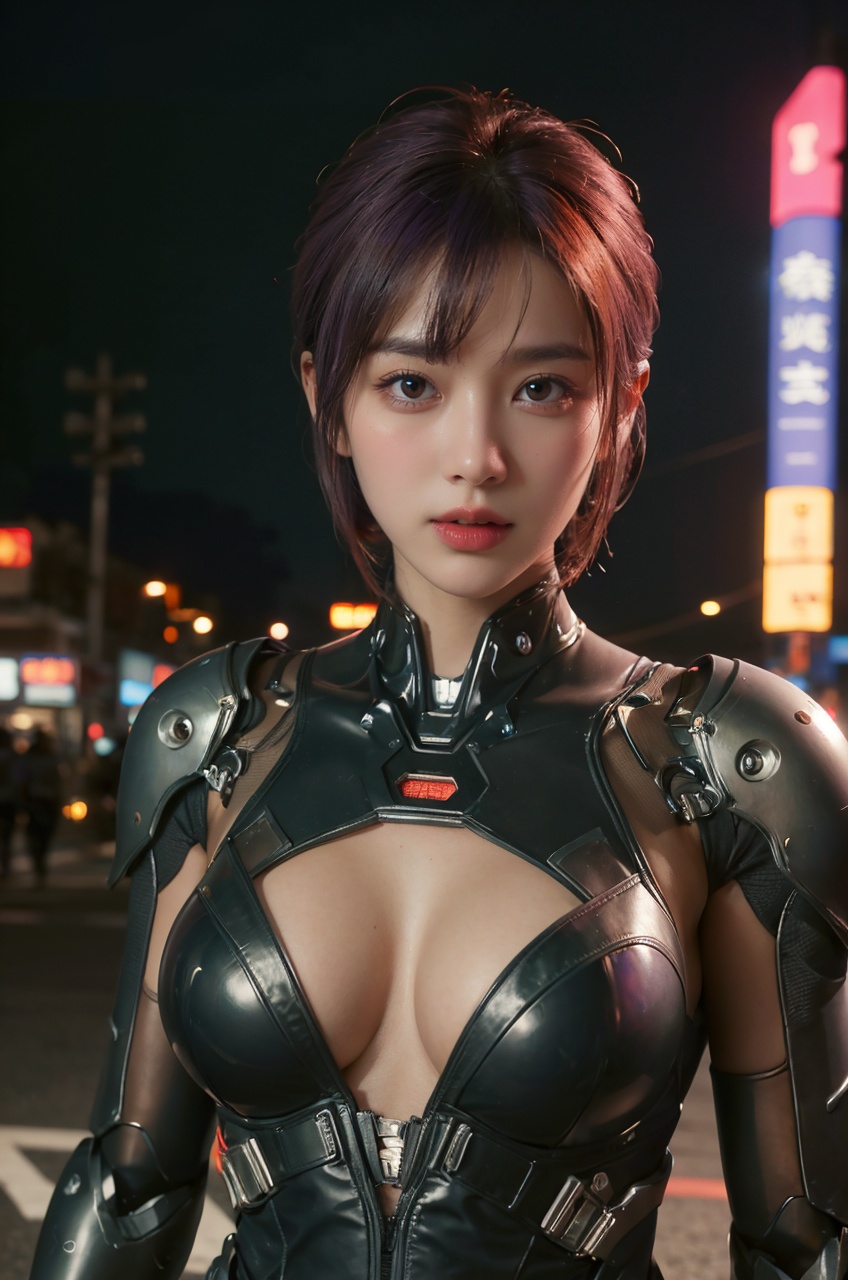 1girl,  science_fiction,  cyberpunk on Tensor.Art