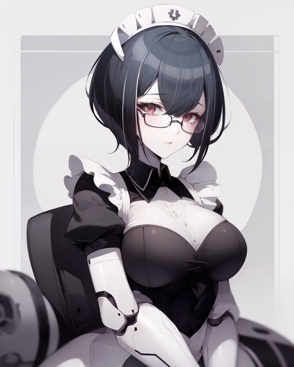 1girl,  solo,  upper body on Tensor.Art