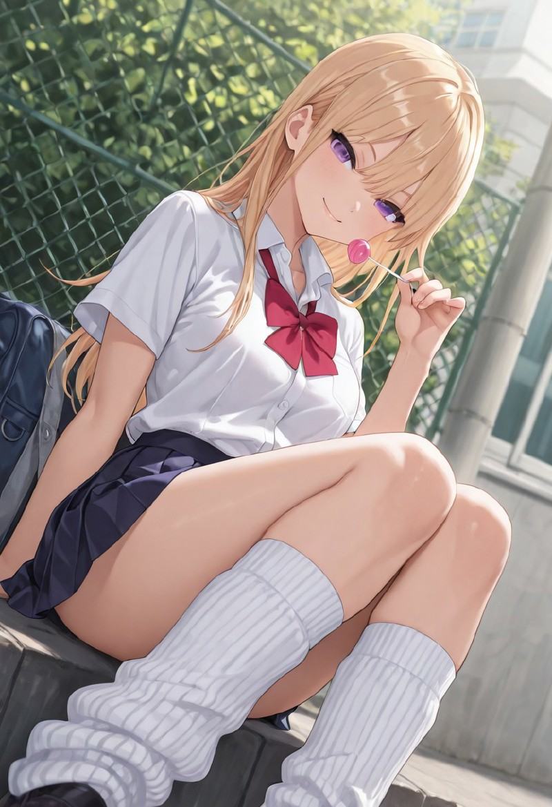 1 girl,  Haruka,  blonde hair on Tensor.Art