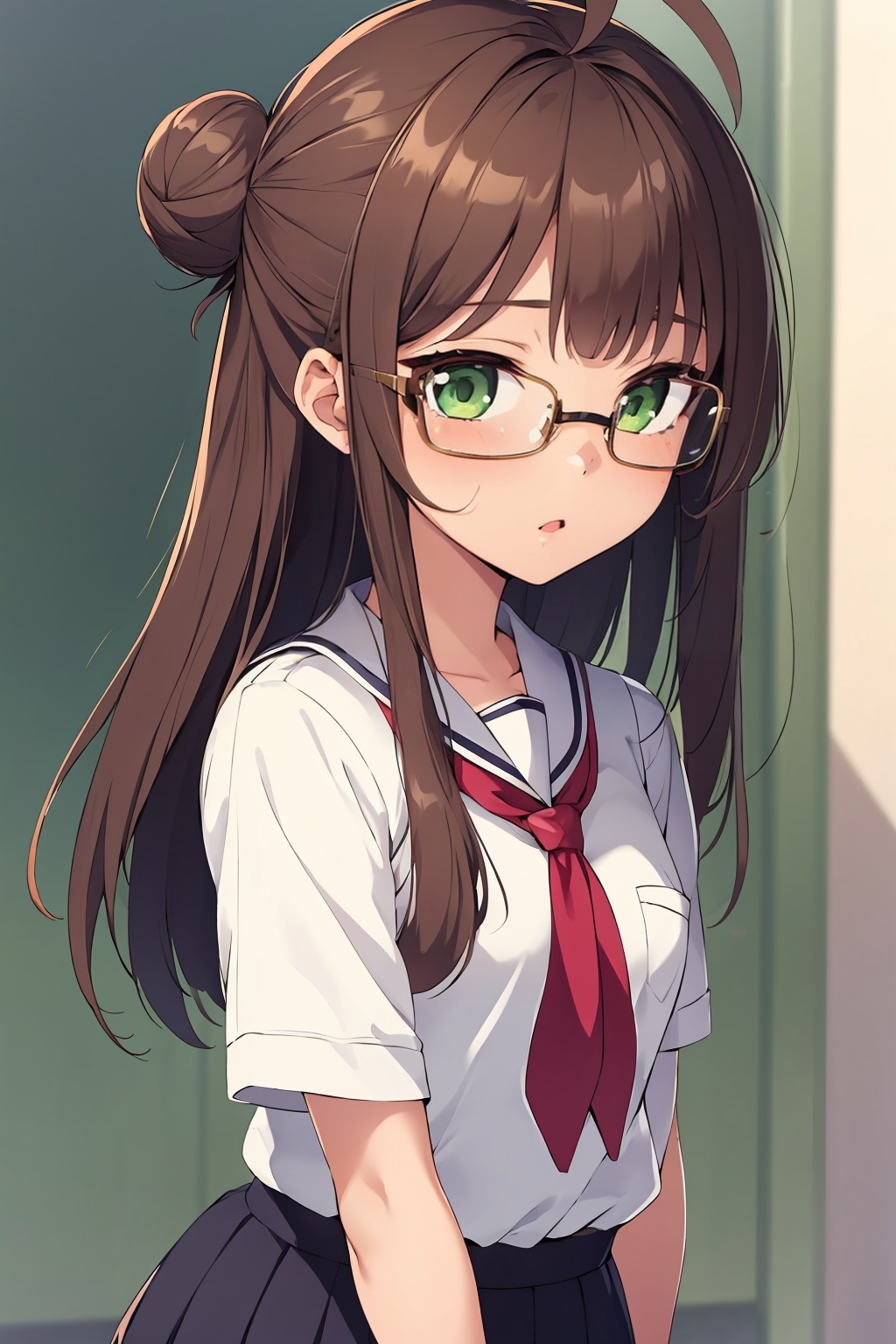 1girl,  standing,  upper body on Tensor.Art