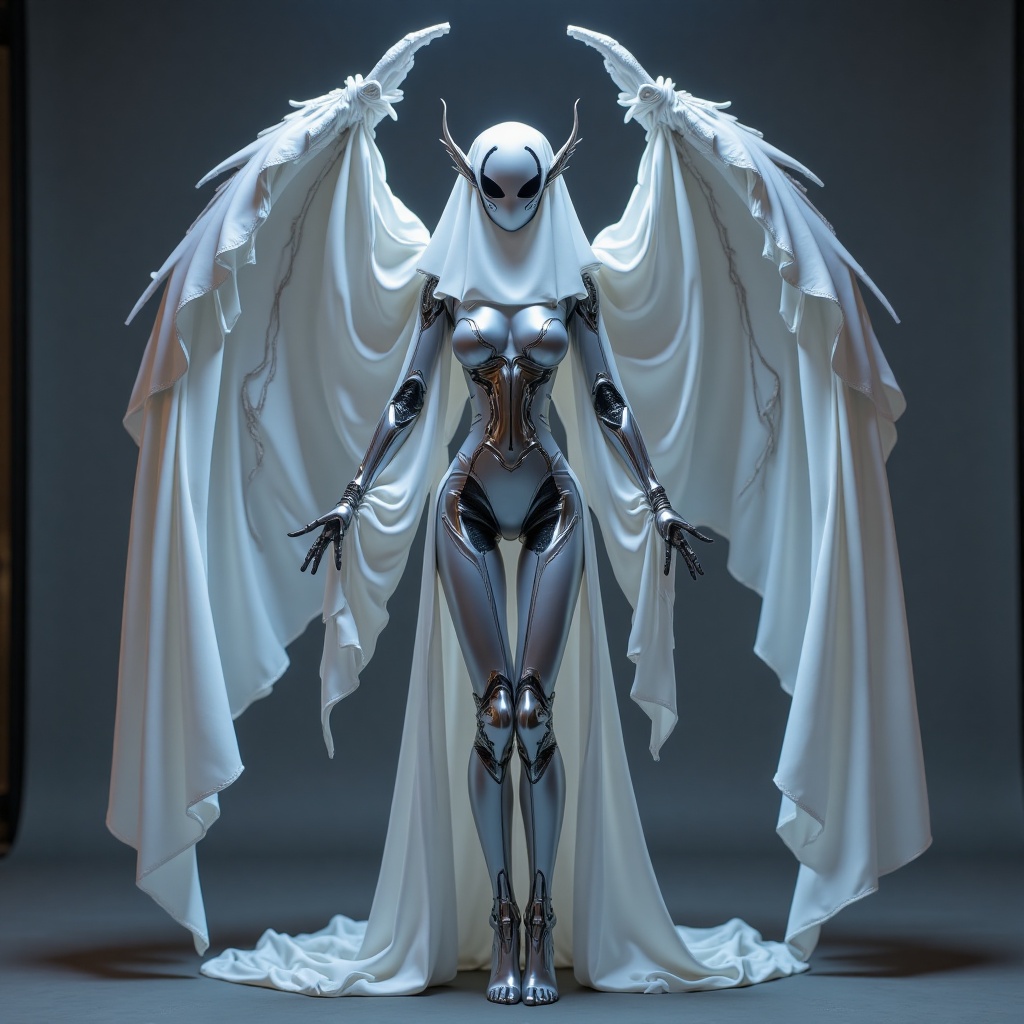 nuan ghost,nuan ghost,A ghost mechanical structure,mechanical wings,