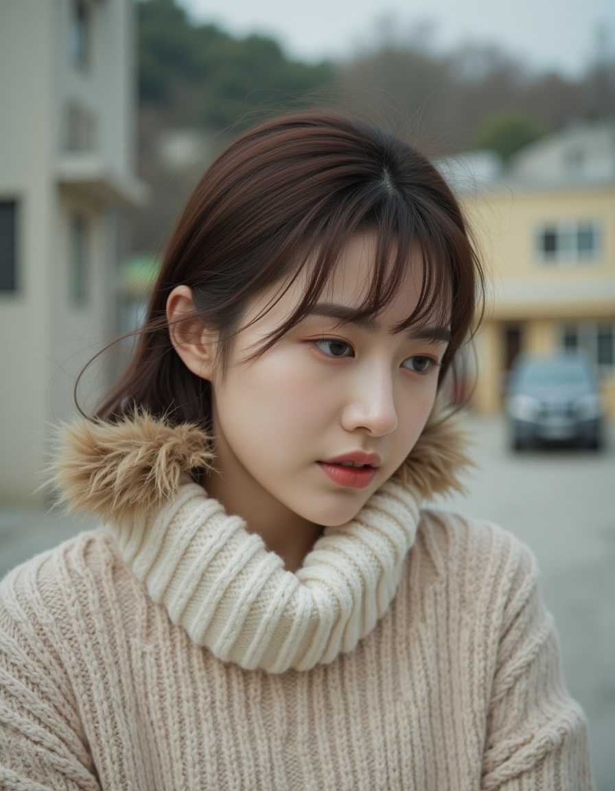 a south korea woman,