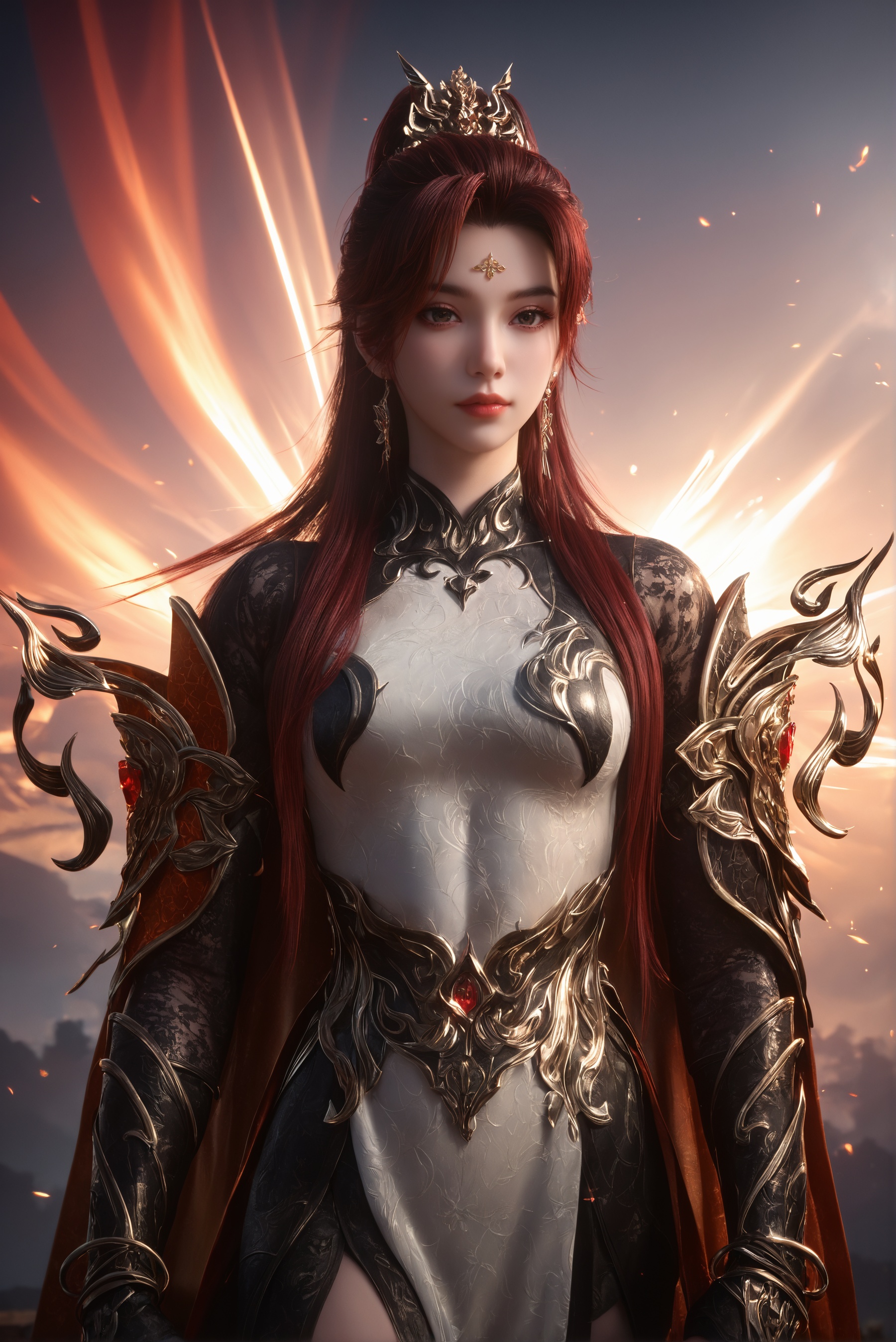 score_9,score_8_up,score_7_up,best quality,masterpiece,ultra-detailed,high resolution,perfect lighting,flawless skin,sharp focus,Exquisite Craftsmanship,High-Resolution Beauty,Unparalleled Artistic Quality,extremely detailed CG unity 8k wallpaper,1girl,solo,<lora:炽阳华明v1.1:0.7>,
