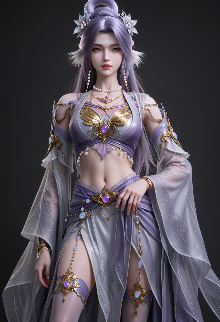 瑶光仙子仅有上半身素材-国漫-pony by 云落 on Tensor.Art