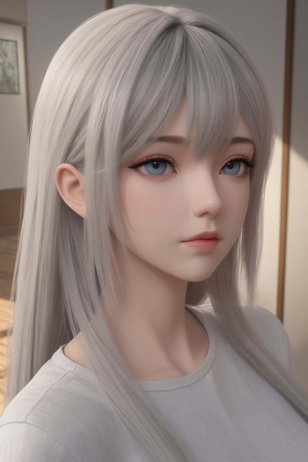3D,CG,render,masterpiece,best quality,highres,absurdres,Newest,aesthetic,Blur the background,high definition,good shading,1girl,solo,