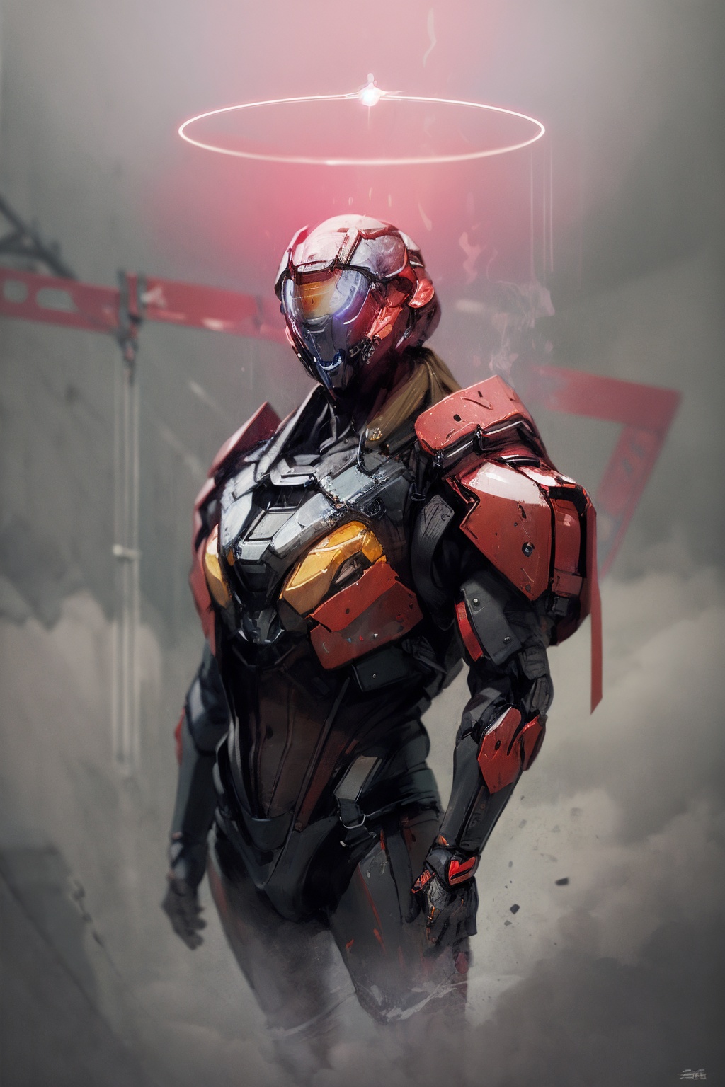 (masterpiece:1.2),best quality,PIXIV,Apocalypse Aso,halo,dark background,<lora:Apocalypse Aso_20240119162949:1>,