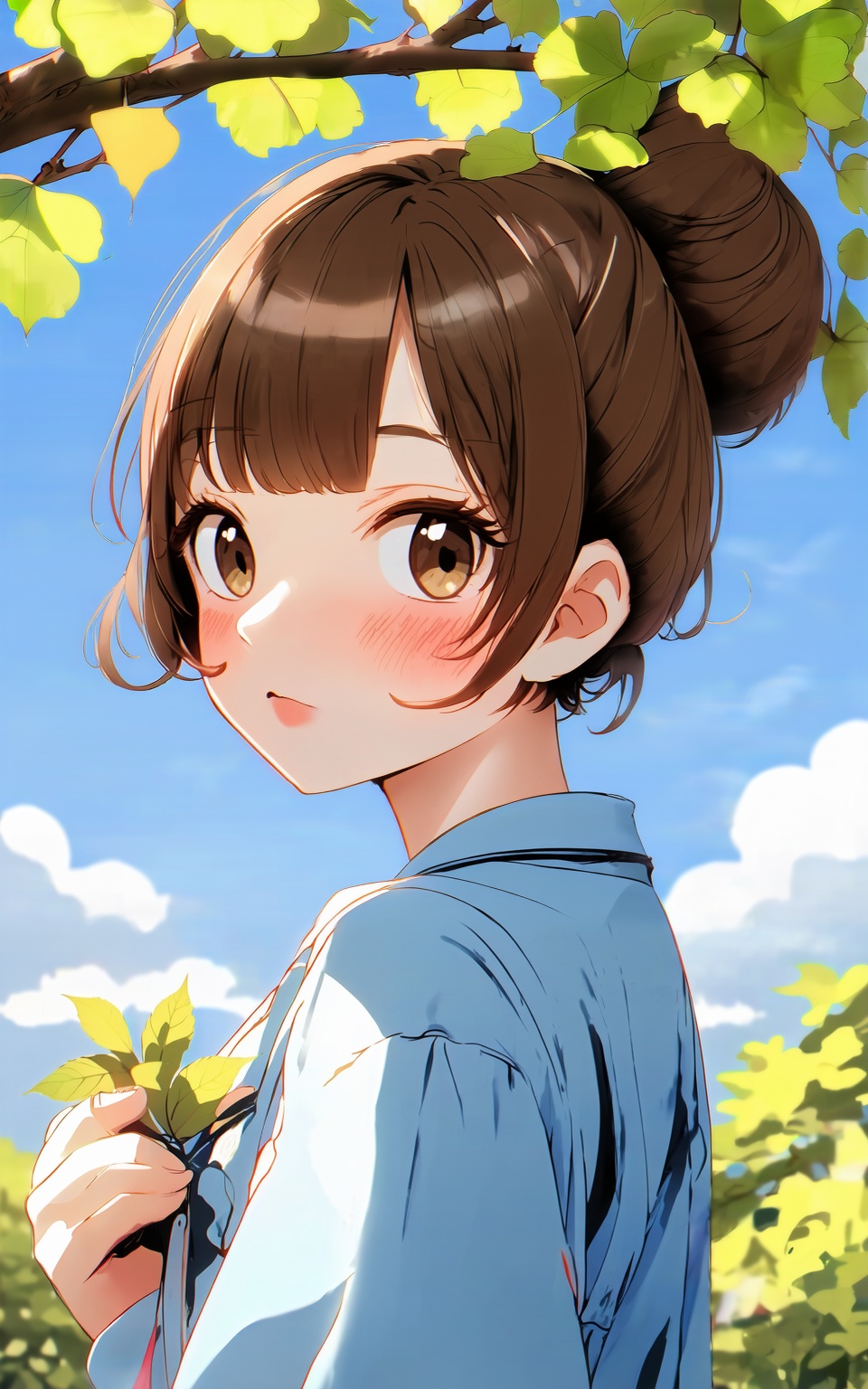 anime style,  1girl,  looking at viewer on Tensor.Art