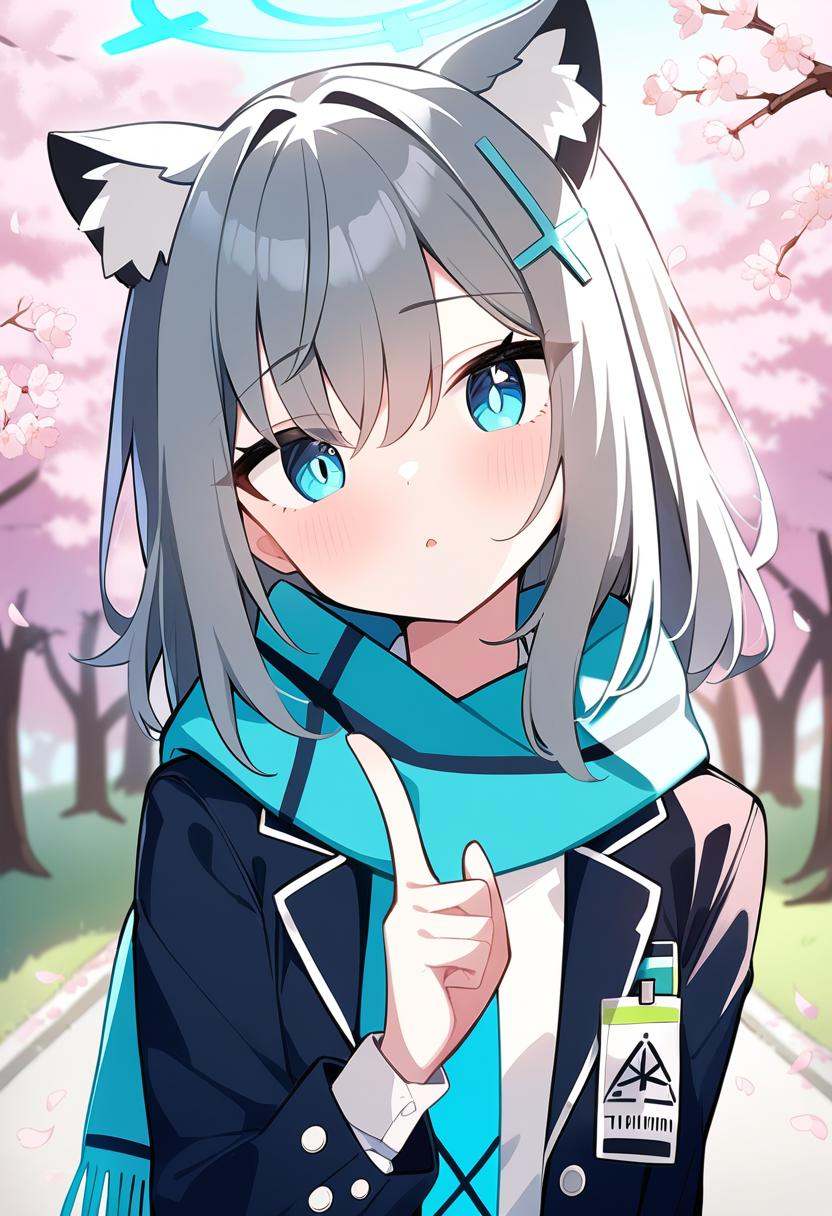 1girl,  shiroko \(blue archive\),  blue archive on Tensor.Art