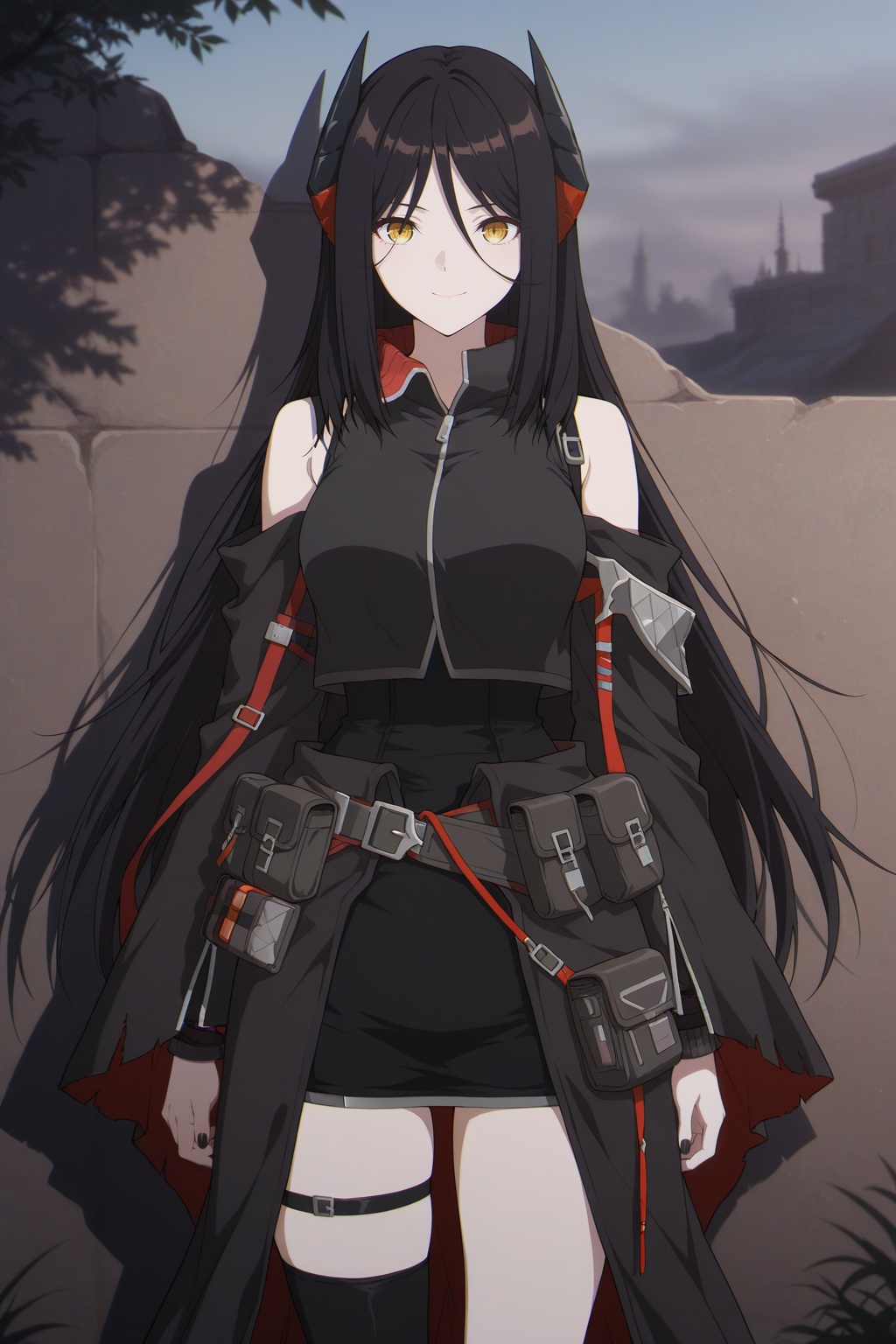 ines_arknight_ilxl,  baseoutfit,  1girl on Tensor.Art